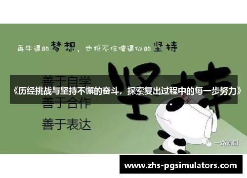 《历经挑战与坚持不懈的奋斗，探索复出过程中的每一步努力》