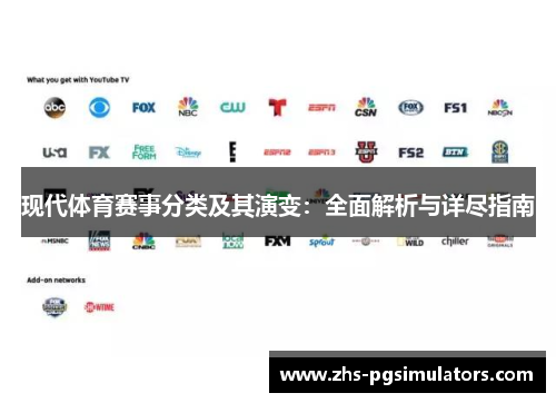 现代体育赛事分类及其演变：全面解析与详尽指南