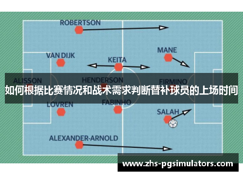 如何根据比赛情况和战术需求判断替补球员的上场时间